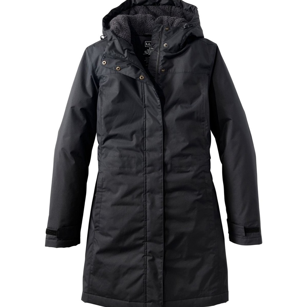 L.L. Bean Women's Winter Warmer Coat - Black, Medium